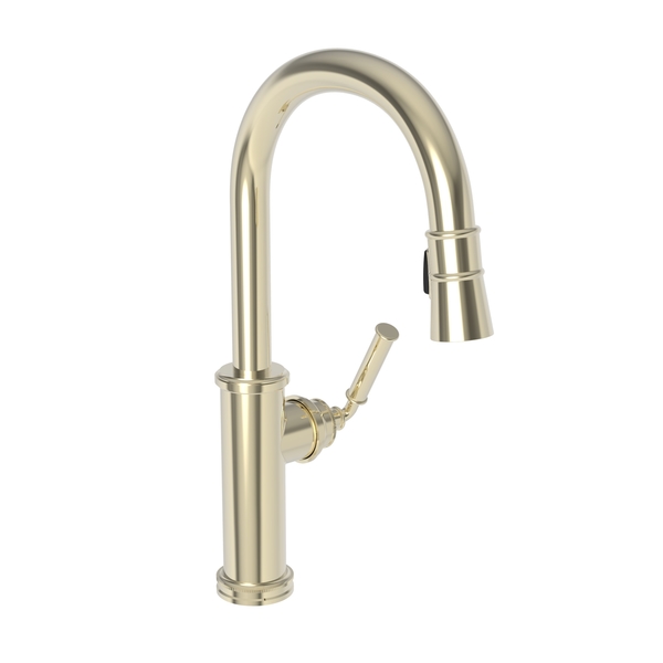 Newport Brass Pull-Down Kitchen Faucet in French Gold, Pvd 2940-5103/24A